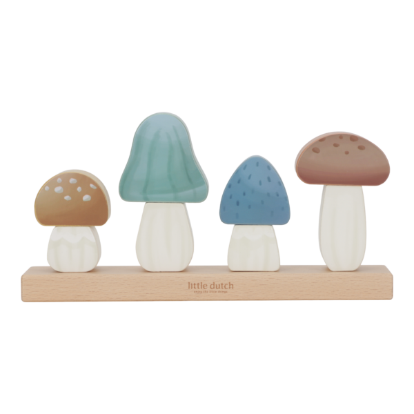 Stacking Puzzle Mushrooms - Forest Friends FSC
